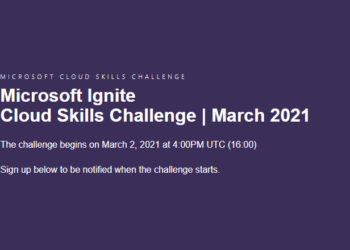 Microsoft Ignite Cloud Skills Challenge March 2021