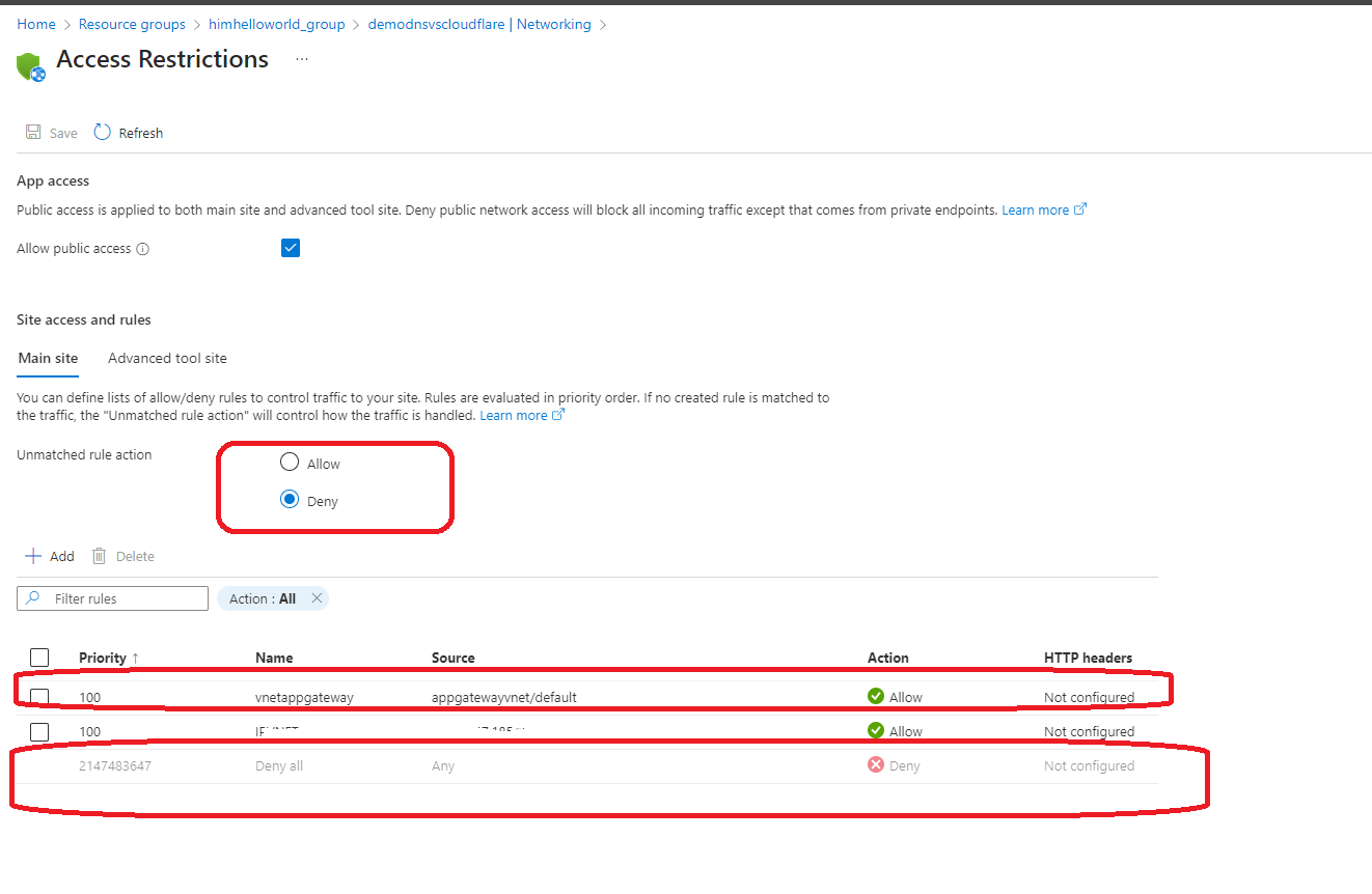 Block The Default URL Assigned To The Azure Web App Using Azure ...